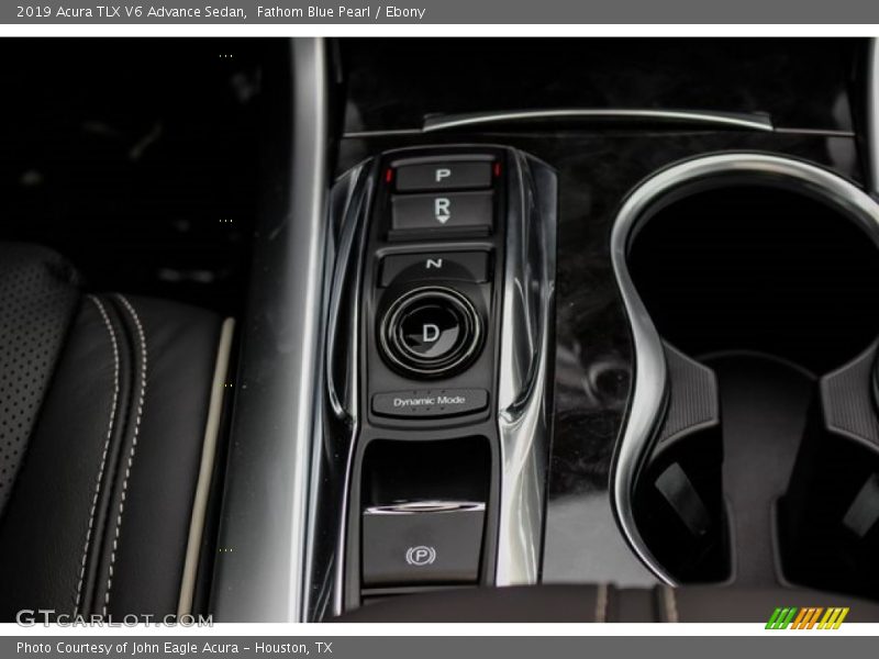 Fathom Blue Pearl / Ebony 2019 Acura TLX V6 Advance Sedan