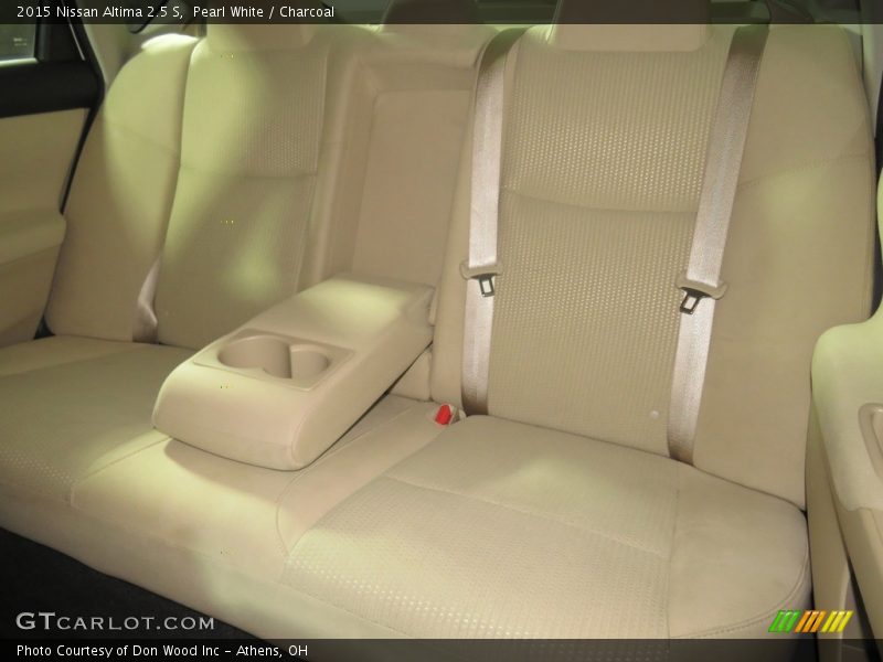 Pearl White / Charcoal 2015 Nissan Altima 2.5 S