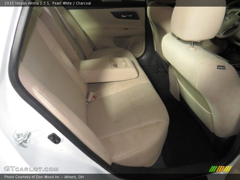Pearl White / Charcoal 2015 Nissan Altima 2.5 S