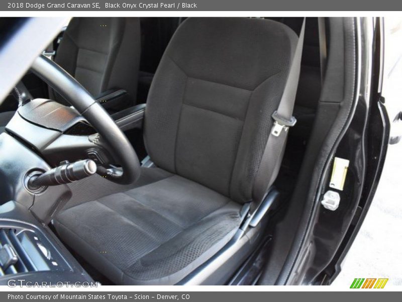 Black Onyx Crystal Pearl / Black 2018 Dodge Grand Caravan SE