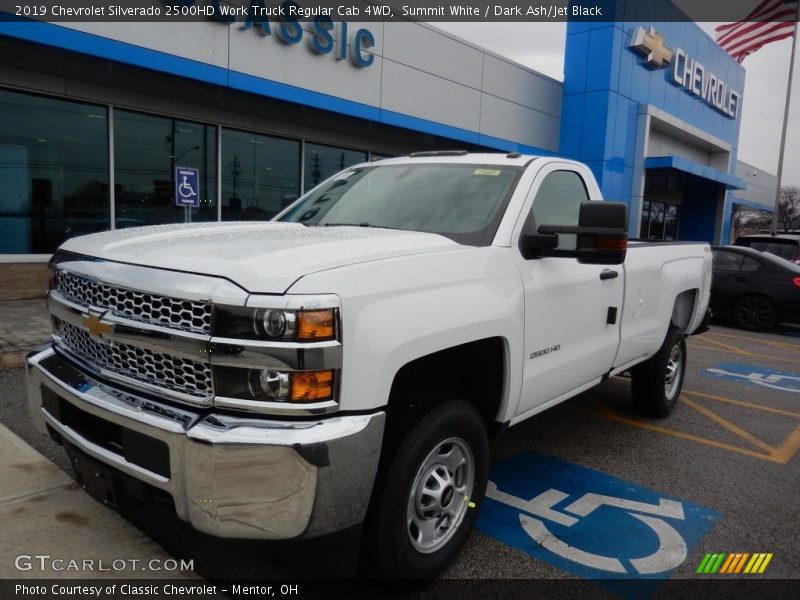 Summit White / Dark Ash/Jet Black 2019 Chevrolet Silverado 2500HD Work Truck Regular Cab 4WD