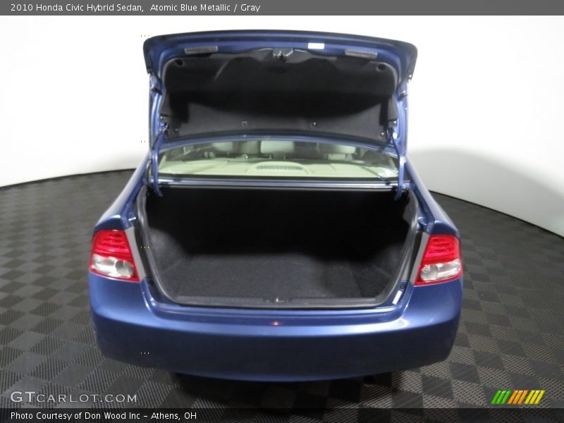 Atomic Blue Metallic / Gray 2010 Honda Civic Hybrid Sedan