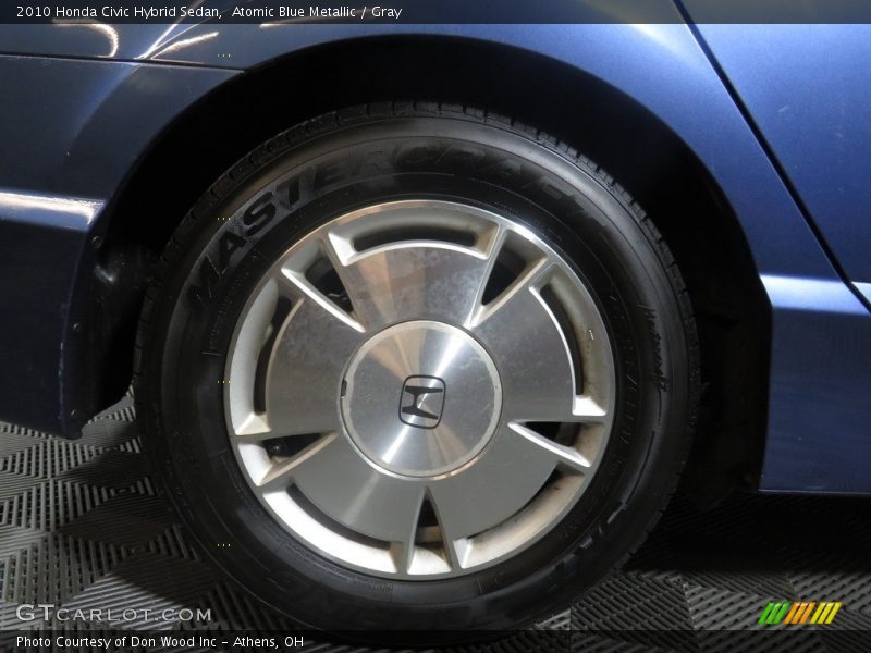 Atomic Blue Metallic / Gray 2010 Honda Civic Hybrid Sedan