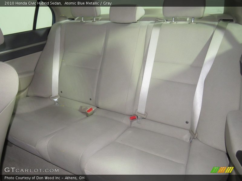 Atomic Blue Metallic / Gray 2010 Honda Civic Hybrid Sedan
