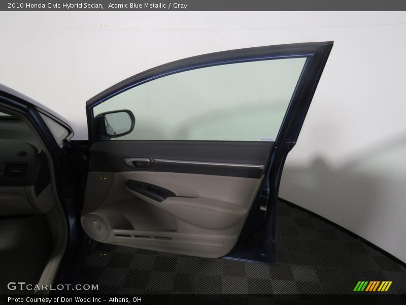 Atomic Blue Metallic / Gray 2010 Honda Civic Hybrid Sedan