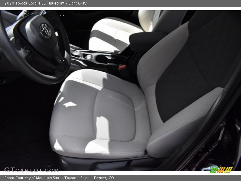 Blueprint / Light Gray 2020 Toyota Corolla LE