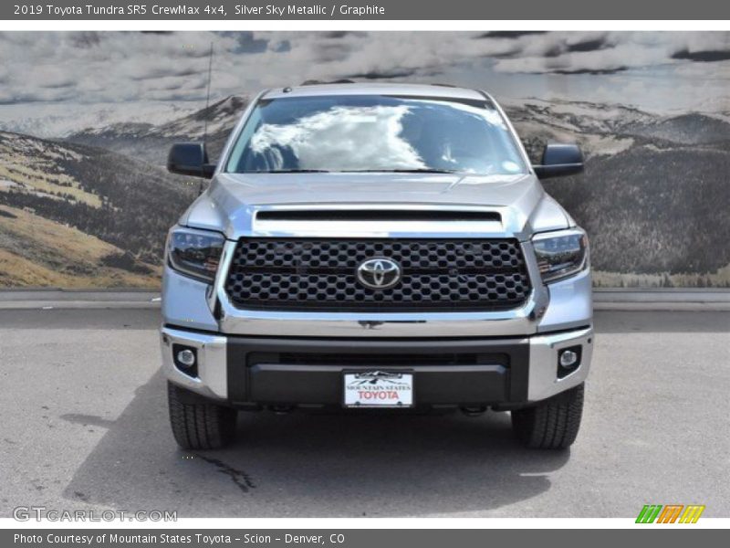 Silver Sky Metallic / Graphite 2019 Toyota Tundra SR5 CrewMax 4x4