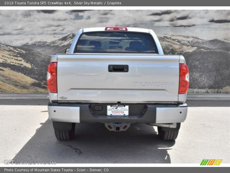Silver Sky Metallic / Graphite 2019 Toyota Tundra SR5 CrewMax 4x4