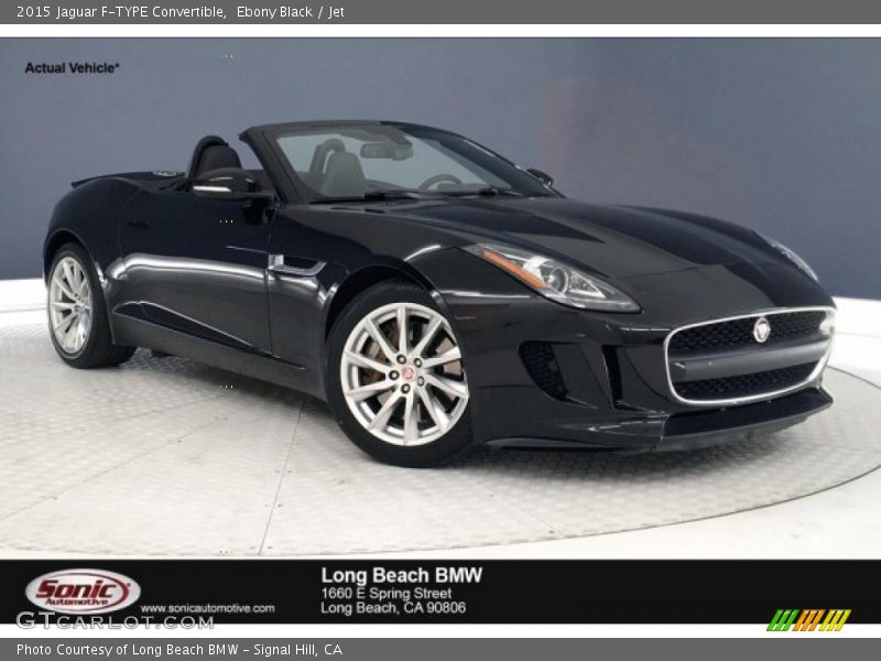 Ebony Black / Jet 2015 Jaguar F-TYPE Convertible