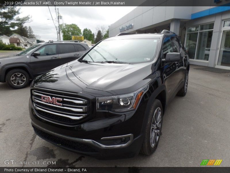 Ebony Twilight Metallic / Jet Black/Kalahari 2019 GMC Acadia SLT AWD