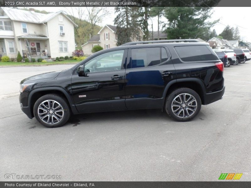 Ebony Twilight Metallic / Jet Black/Kalahari 2019 GMC Acadia SLT AWD
