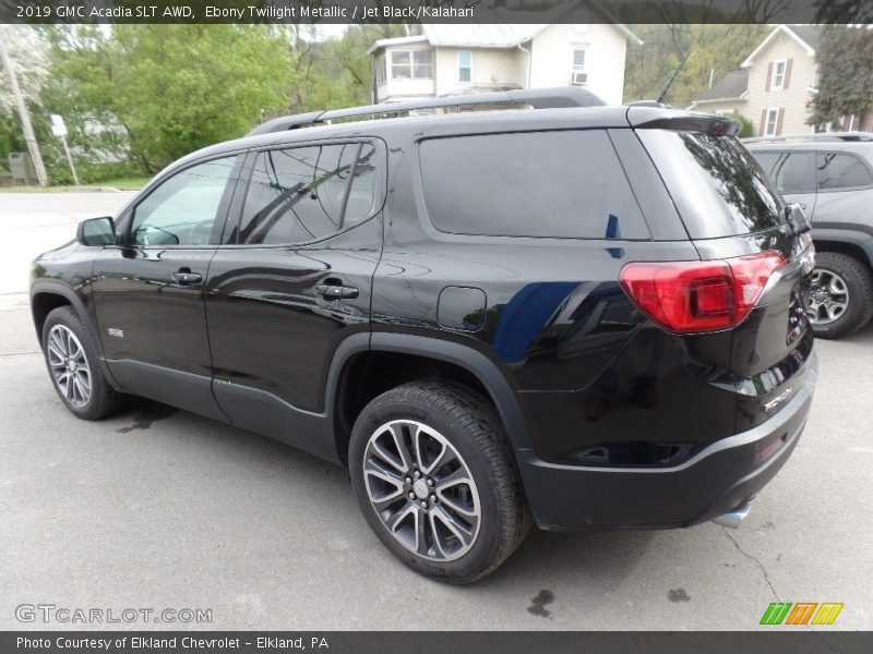 Ebony Twilight Metallic / Jet Black/Kalahari 2019 GMC Acadia SLT AWD