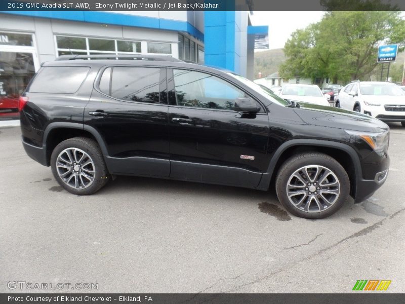 Ebony Twilight Metallic / Jet Black/Kalahari 2019 GMC Acadia SLT AWD