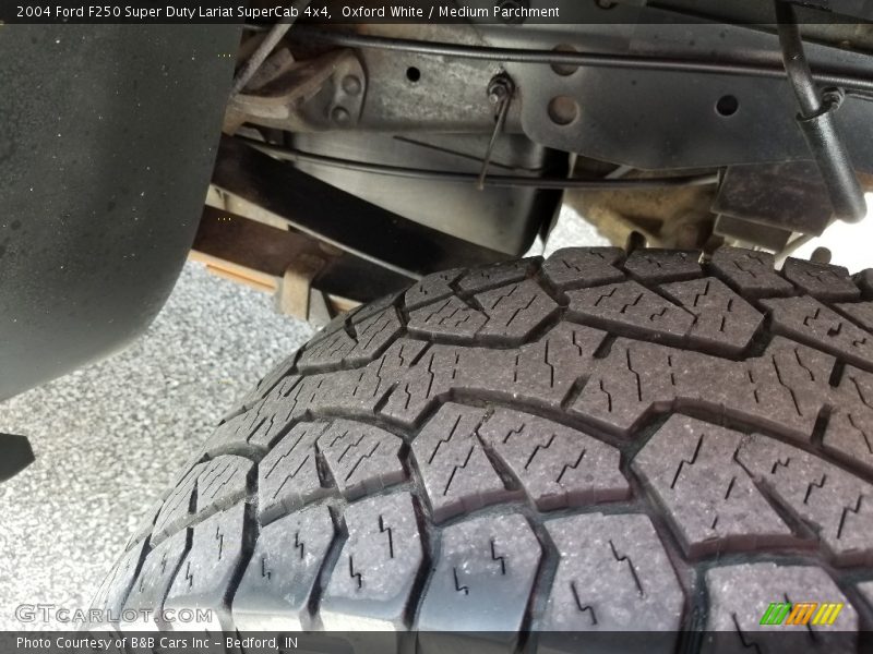 Oxford White / Medium Parchment 2004 Ford F250 Super Duty Lariat SuperCab 4x4