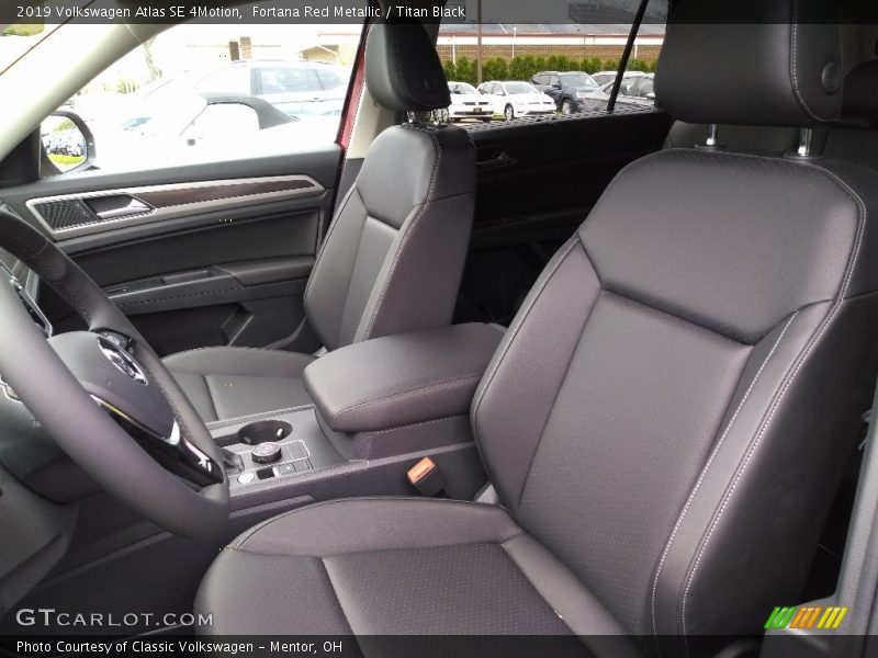 Fortana Red Metallic / Titan Black 2019 Volkswagen Atlas SE 4Motion