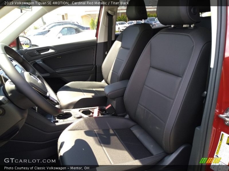 Cardinal Red Metallic / Titan Black 2019 Volkswagen Tiguan SE 4MOTION