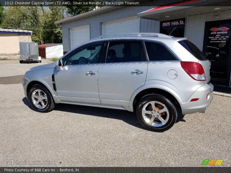 Silver Ice Metallic / Black/Light Titanium 2012 Chevrolet Captiva Sport LTZ AWD