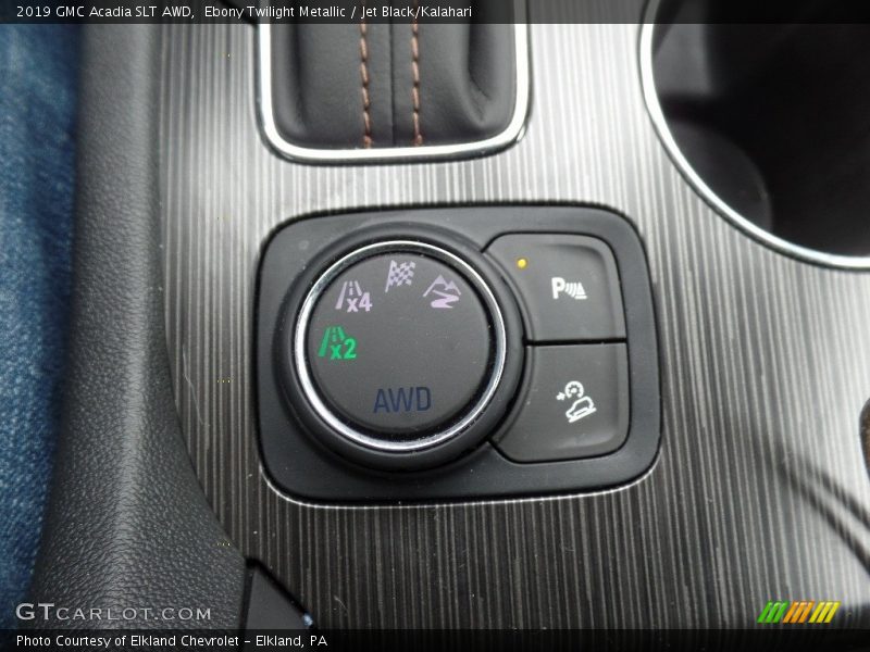 Ebony Twilight Metallic / Jet Black/Kalahari 2019 GMC Acadia SLT AWD