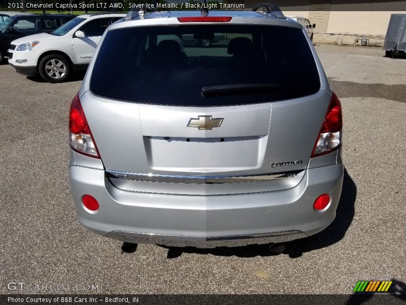 Silver Ice Metallic / Black/Light Titanium 2012 Chevrolet Captiva Sport LTZ AWD