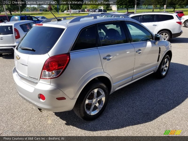 Silver Ice Metallic / Black/Light Titanium 2012 Chevrolet Captiva Sport LTZ AWD