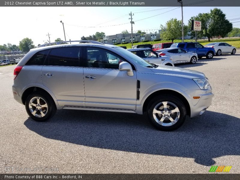 Silver Ice Metallic / Black/Light Titanium 2012 Chevrolet Captiva Sport LTZ AWD