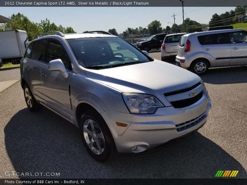 Silver Ice Metallic / Black/Light Titanium 2012 Chevrolet Captiva Sport LTZ AWD