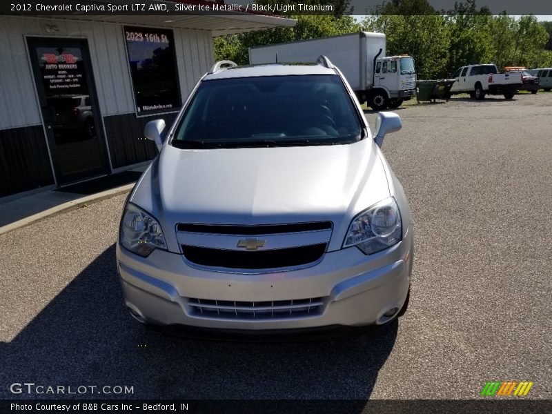 Silver Ice Metallic / Black/Light Titanium 2012 Chevrolet Captiva Sport LTZ AWD