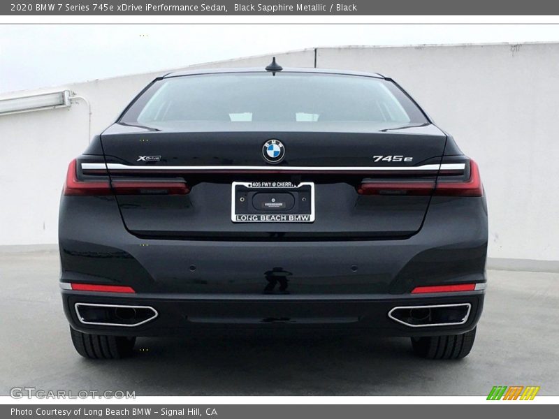 Black Sapphire Metallic / Black 2020 BMW 7 Series 745e xDrive iPerformance Sedan