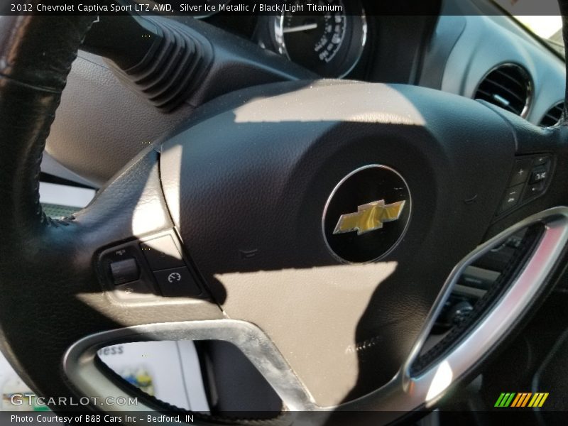 Silver Ice Metallic / Black/Light Titanium 2012 Chevrolet Captiva Sport LTZ AWD