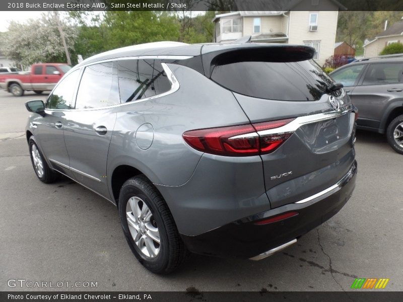 Satin Steel Metallic / Shale 2018 Buick Enclave Essence AWD