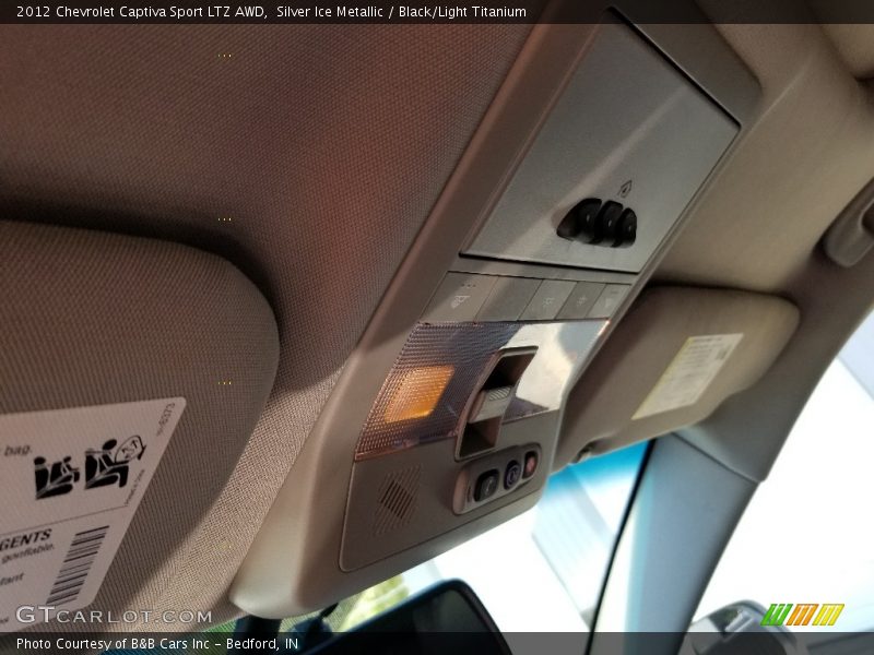Silver Ice Metallic / Black/Light Titanium 2012 Chevrolet Captiva Sport LTZ AWD