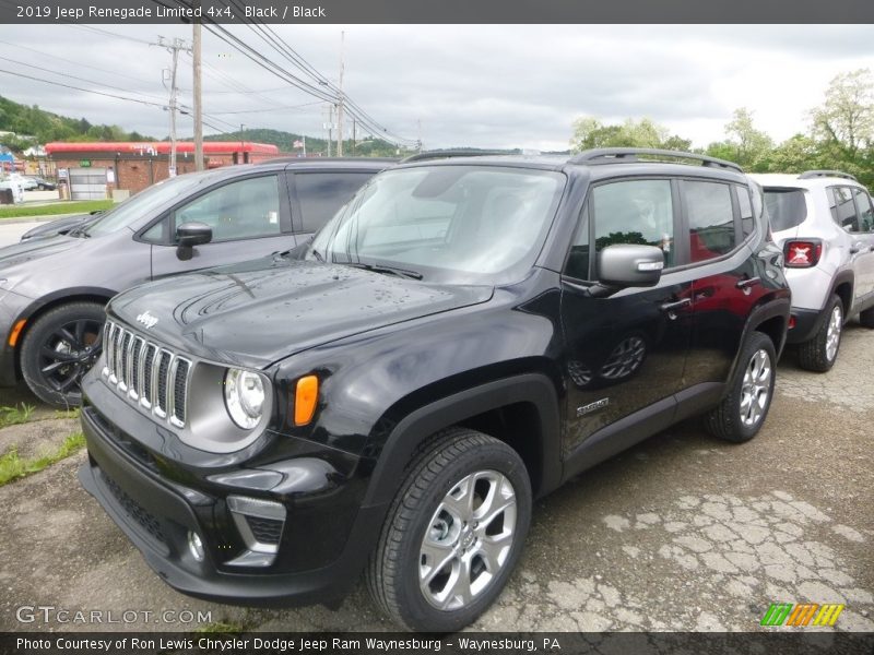 Black / Black 2019 Jeep Renegade Limited 4x4
