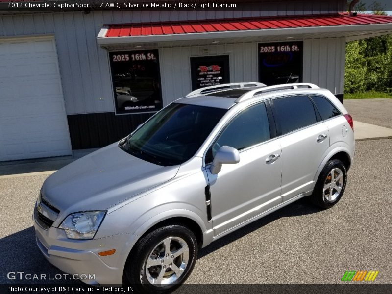 Silver Ice Metallic / Black/Light Titanium 2012 Chevrolet Captiva Sport LTZ AWD
