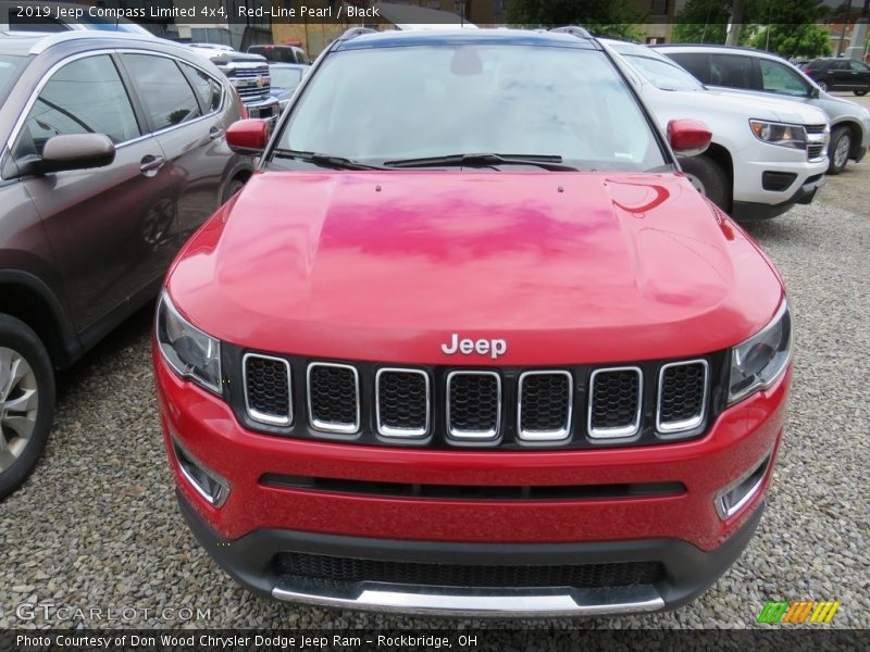 Red-Line Pearl / Black 2019 Jeep Compass Limited 4x4