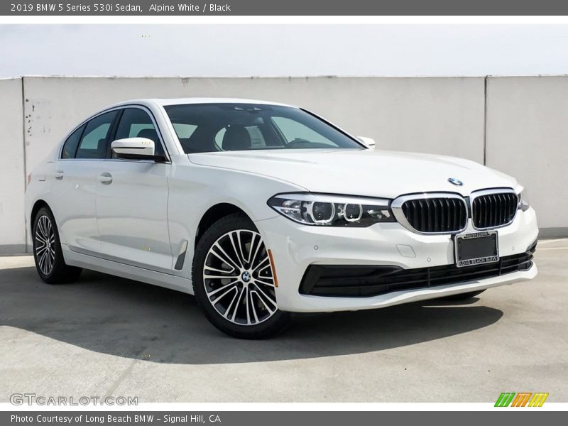 Alpine White / Black 2019 BMW 5 Series 530i Sedan