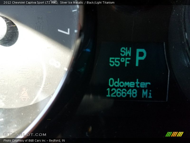 Silver Ice Metallic / Black/Light Titanium 2012 Chevrolet Captiva Sport LTZ AWD