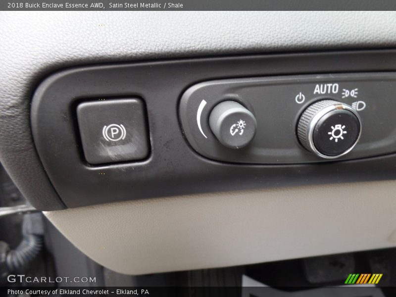 Satin Steel Metallic / Shale 2018 Buick Enclave Essence AWD
