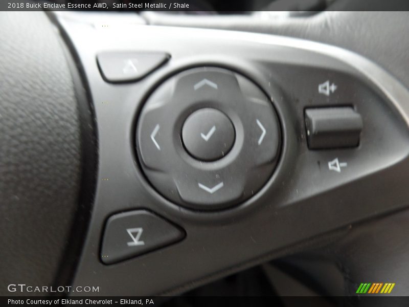 Satin Steel Metallic / Shale 2018 Buick Enclave Essence AWD