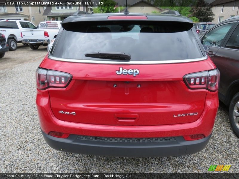 Red-Line Pearl / Black 2019 Jeep Compass Limited 4x4