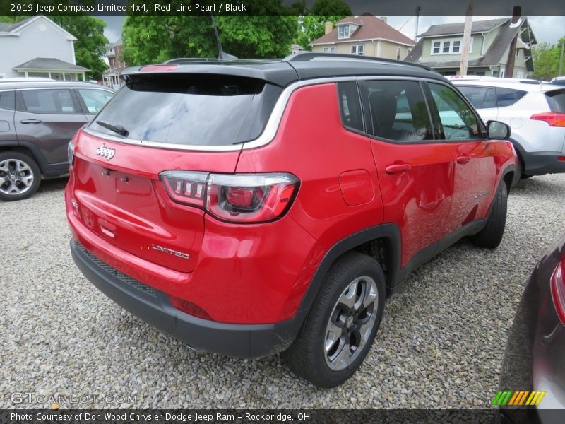 Red-Line Pearl / Black 2019 Jeep Compass Limited 4x4