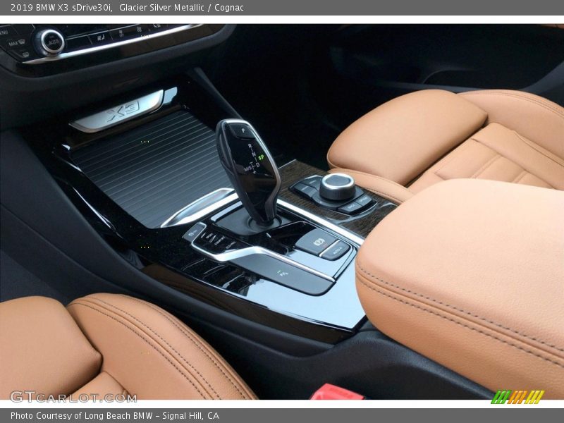 Glacier Silver Metallic / Cognac 2019 BMW X3 sDrive30i