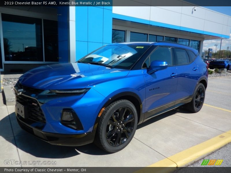 Kinetic Blue Metallic / Jet Black 2019 Chevrolet Blazer RS AWD