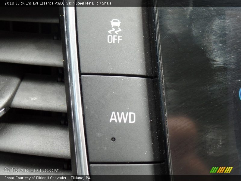 Satin Steel Metallic / Shale 2018 Buick Enclave Essence AWD