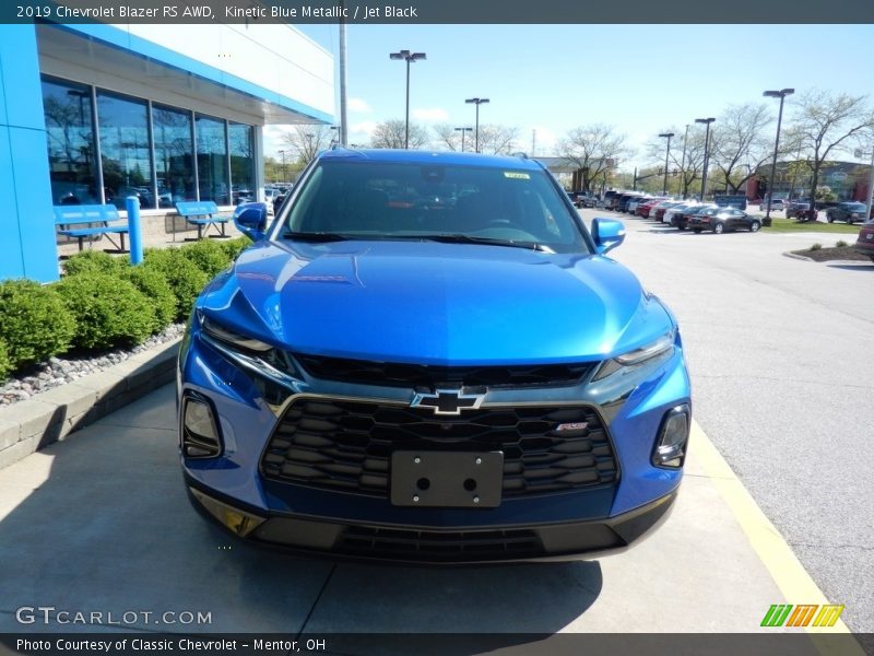 Kinetic Blue Metallic / Jet Black 2019 Chevrolet Blazer RS AWD