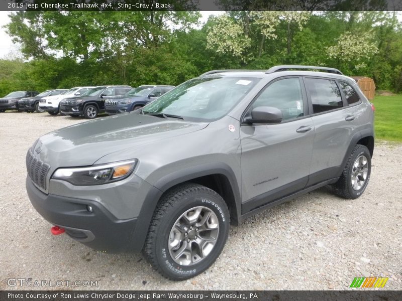 Sting-Gray / Black 2019 Jeep Cherokee Trailhawk 4x4
