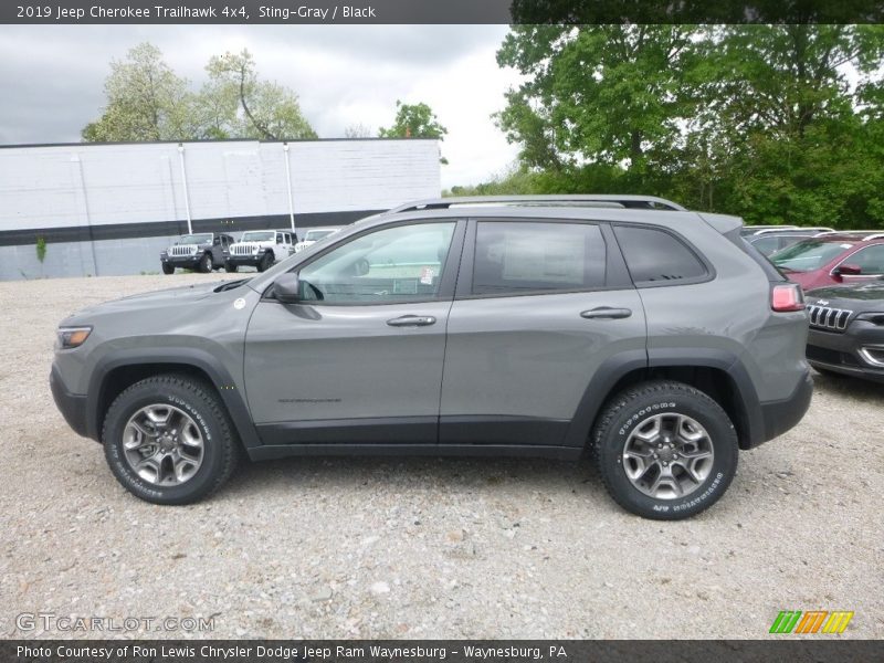 Sting-Gray / Black 2019 Jeep Cherokee Trailhawk 4x4