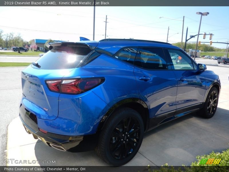 Kinetic Blue Metallic / Jet Black 2019 Chevrolet Blazer RS AWD