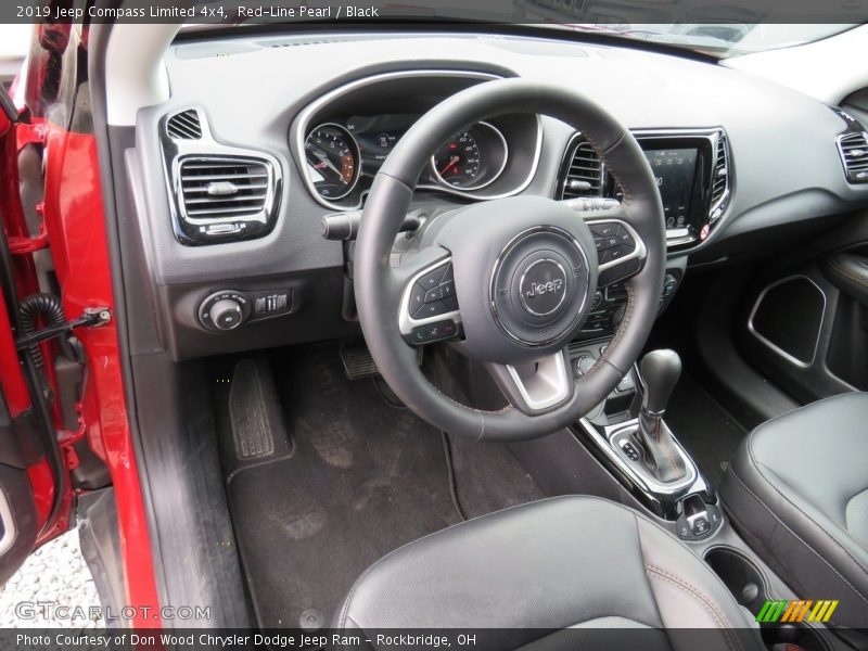 Front Seat of 2019 Compass Limited 4x4