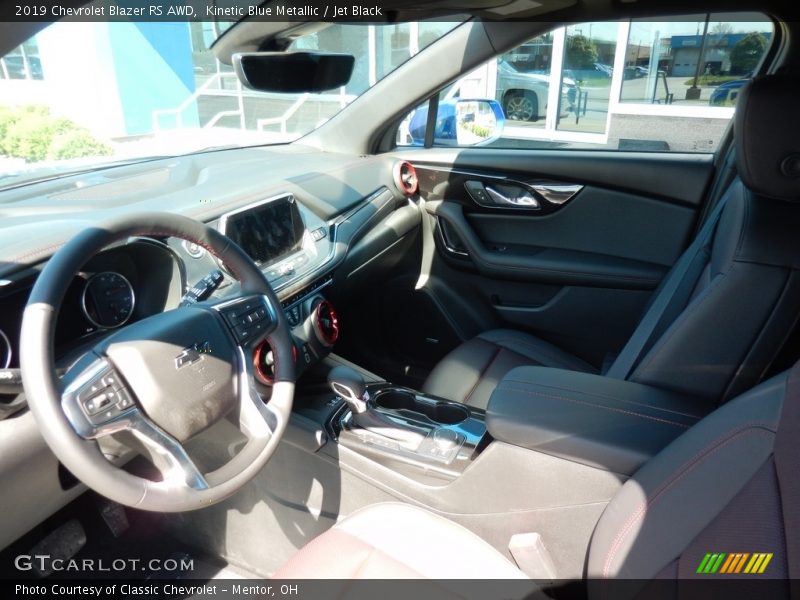 Kinetic Blue Metallic / Jet Black 2019 Chevrolet Blazer RS AWD