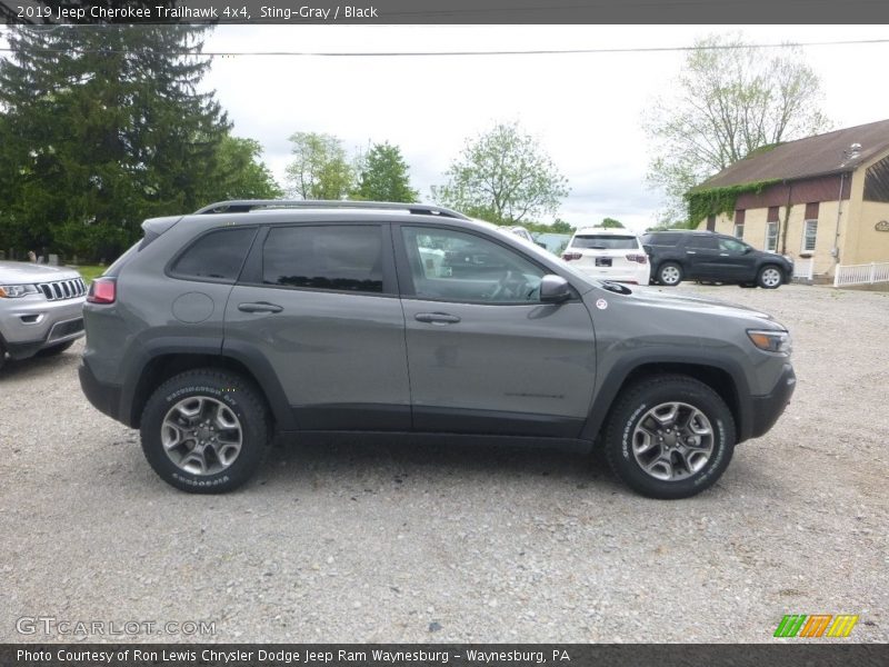 Sting-Gray / Black 2019 Jeep Cherokee Trailhawk 4x4